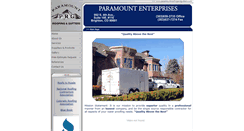 Desktop Screenshot of paramountroofingandgutters.com